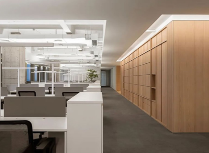 親自然共享交互的辦公室裝修設(shè)計空間是怎樣的——熹茗集團